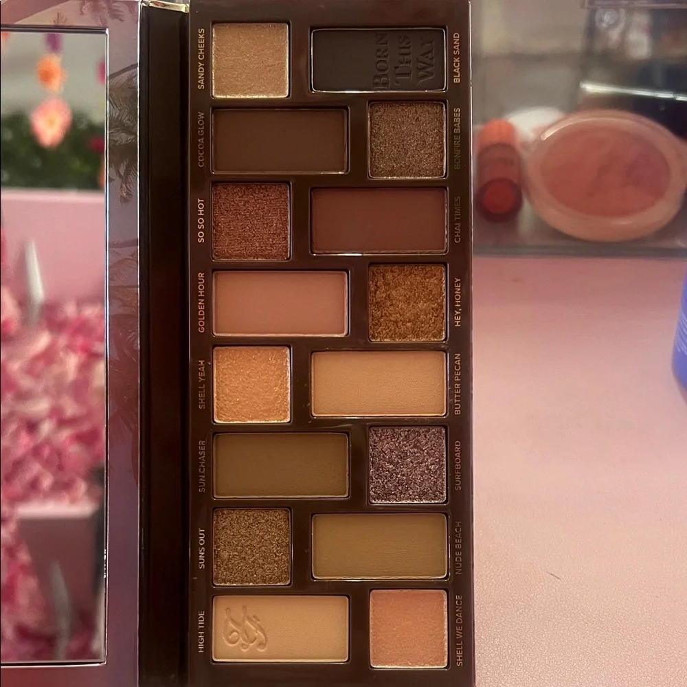 Too Faced Born This Way Sunset Stripped Eyeshadow Palette - Pink/Iridescent